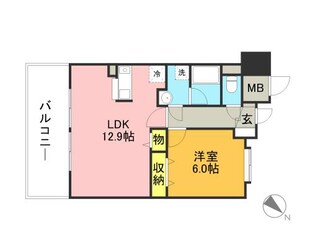 キルンズ博多駅南の物件間取画像